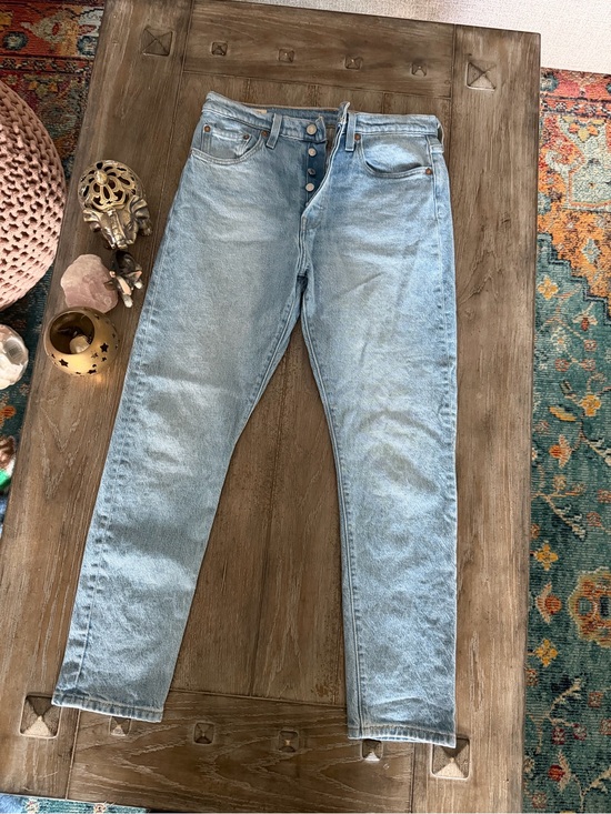 Levi's Denim - Light Blue 501 Premium Denim Jeans - Skinny Classic Button-Fly